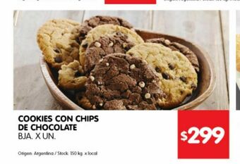 Disco Cookies con chips de chocolate oferta