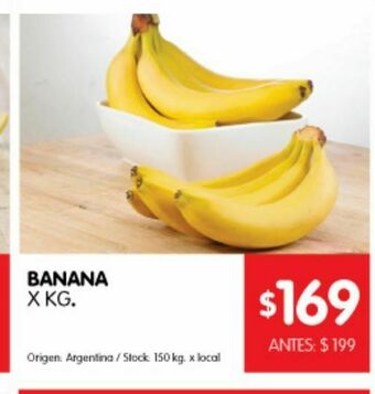 Disco Banana x kg oferta
