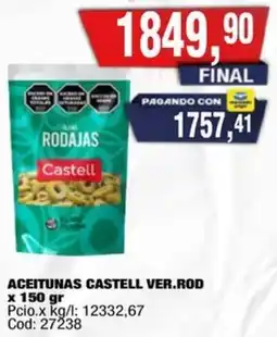 Maxiconsumo Castell aceitunas ver.rod oferta