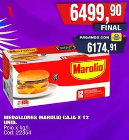 Maxiconsumo Marolio medallones caja oferta