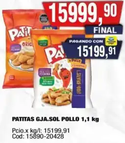 Maxiconsumo PATITAS GJA.SOL POLLO oferta