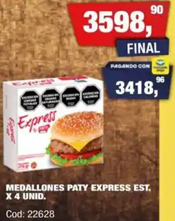 Maxiconsumo Paty medallones express est. oferta