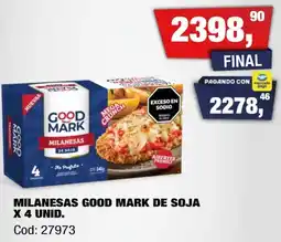 Maxiconsumo Good mark milanesas de soja oferta