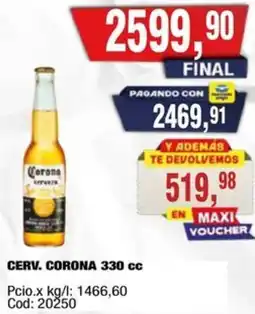 Maxiconsumo Corona cerv. oferta