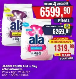 Maxiconsumo Ala jabon polvo oferta