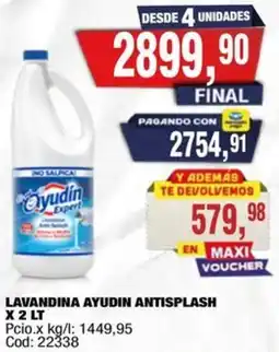 Maxiconsumo Ayudín lavandina antisplash oferta