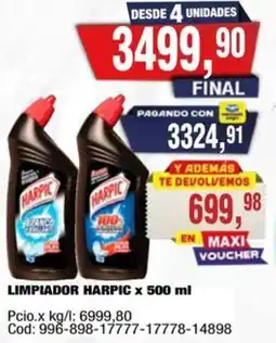 Maxiconsumo Harpic limpiador oferta