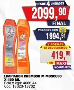 Maxiconsumo Mr.musculo limpiador cremoso oferta
