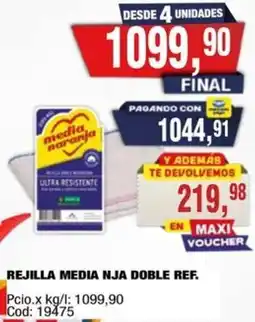 Maxiconsumo Media nja rejilla doble ref. oferta
