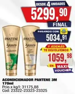 Maxiconsumo Pantene acondicionador oferta
