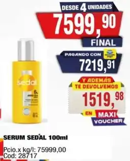 Maxiconsumo Sedal serum oferta