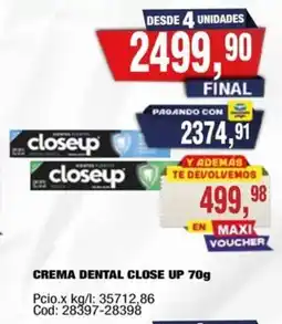 Maxiconsumo Close up crema dental oferta