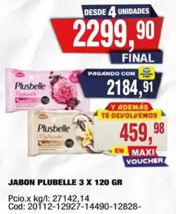 Maxiconsumo Plubelle jabon oferta
