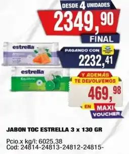Maxiconsumo Estrella jabon toc oferta