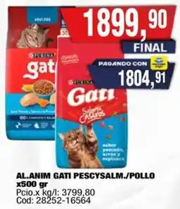 Maxiconsumo Purina gati al.anim pescysalm./pollo oferta