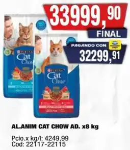 Maxiconsumo Cat chow al.anim ad. oferta