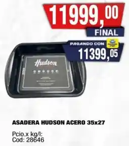 Maxiconsumo Asadera hudson acero oferta