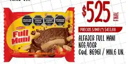 Supermercados Yaguar Full mani alfajor neg. oferta