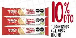 Supermercados Yaguar Turrón namur oferta