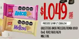 Supermercados Yaguar amor/mellizas/rumba galletitas oferta