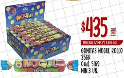 Supermercados Yaguar Arcor gomitas mogul rollo oferta