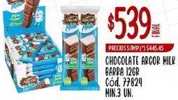 Supermercados Yaguar Arcor chocolate milk barra oferta