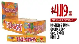 Supermercados Yaguar Punch pastillas oferta