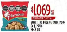Supermercados Yaguar Terrabusi galletitas boca de dama oferta