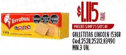 Supermercados Yaguar Terrabusi galletitas lincoln oferta