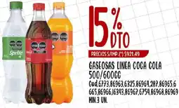 Supermercados Yaguar Coca cola gaseosas linea oferta
