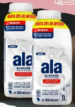 Supermercados Yaguar Ala jabon liquido p/diluir blancos oferta