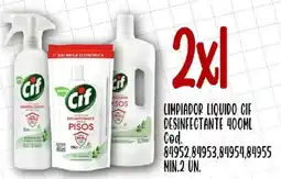 Supermercados Yaguar Cif limpiador liquido desinfectante oferta