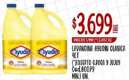 Supermercados Yaguar Ayudín lavandina clasica oferta