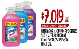 Supermercados Yaguar Procenex limpiador liquido oferta
