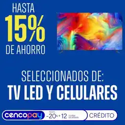 Supermercados Vea Tv led y celulares oferta