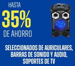 Supermercados Vea Seleccionados de auriculares, barras de sonido y audio, soportes de tv oferta