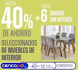 Supermercados Vea Seleccionados de muebles de interior oferta