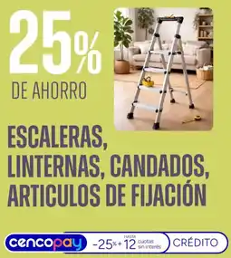 Supermercados Vea Escaleras. linternas, candados, articulos de fijación oferta