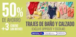 Supermercados Vea Trajes de baño y calzado oferta