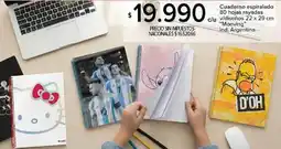 Carrefour Cuaderno espiralado oferta