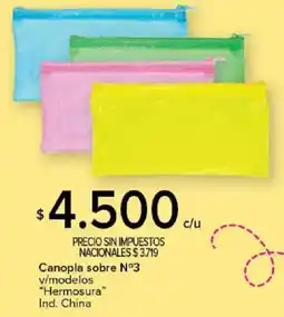 Carrefour Hermosura canopla sobre nº3 v/modelos oferta