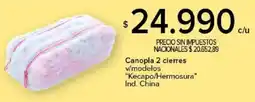 Carrefour Kecapo/hermosura canopla 2 cierres v/modelos oferta