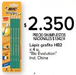 Carrefour Bic evolution lápiz grafito hb2 oferta