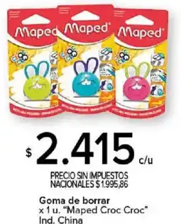 Carrefour Maped croc croc goma de borrar oferta