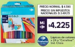 Carrefour Carrefour lápices de colores oferta