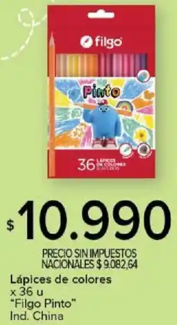 Carrefour Filgo pinto lápices de colores oferta