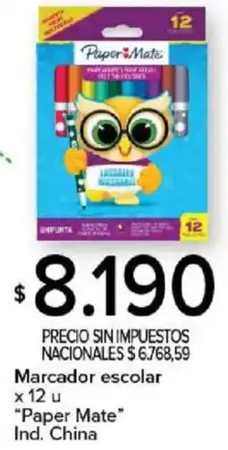 Carrefour Paper mate marcador escolar oferta
