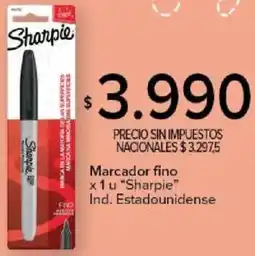 Carrefour Sharpie marcador fino oferta