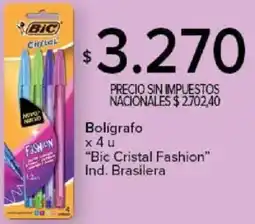 Carrefour Bic cristal fashion bolígrafo oferta