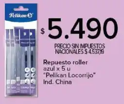 Carrefour Pelikan locorrijo repuesto roller azul oferta